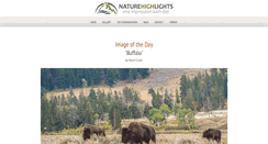 Desktop Screenshot of naturehighlights.com